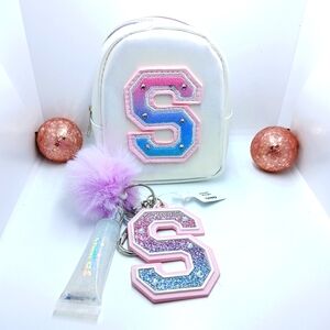 ***Claire's Back to School Backpack Accessories Keychain Set